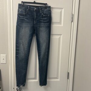 Buckle Women's Faded Black Skinny Jeans